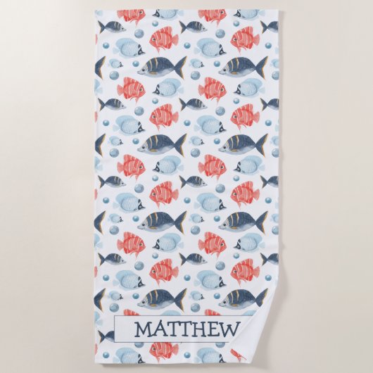 Kinder gewoonte onder het Zee Strandlaken (Voorkant)