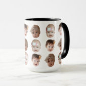 Kinder Gezicht Pet's Man's Vaderdag Verjaardag Gi Mok (Voorkant rechts)