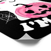 Kinder Ghost Boo Ik ben Twee Jaar 2e Verjaardag Ki Poster (Hoek)