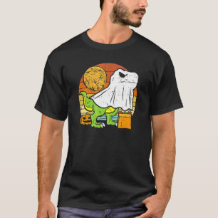 Kinder Ghost Dinosaur Dino Trex Moon Snoep Toddler T-shirt