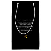 Kinder Ghost Halloween Boo Gift Bag Klein Cadeauzakje (Achterkant)