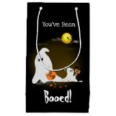 Kinder Ghost Halloween Boo Gift Bag Klein Cadeauzakje (Voorkant)