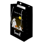 Kinder Ghost Halloween Boo Gift Bag Klein Cadeauzakje (Voorkant Gekanteld)