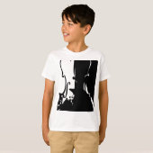 Kinder Giant Violin Ringer T-shirt (Voorkant volledig)