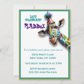 Kinder giraf verjaardag (Voorkant)