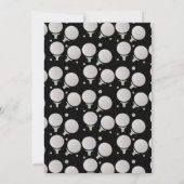 Kinder Golf Balls Gnome Birthday Party Kaart (Achterkant)