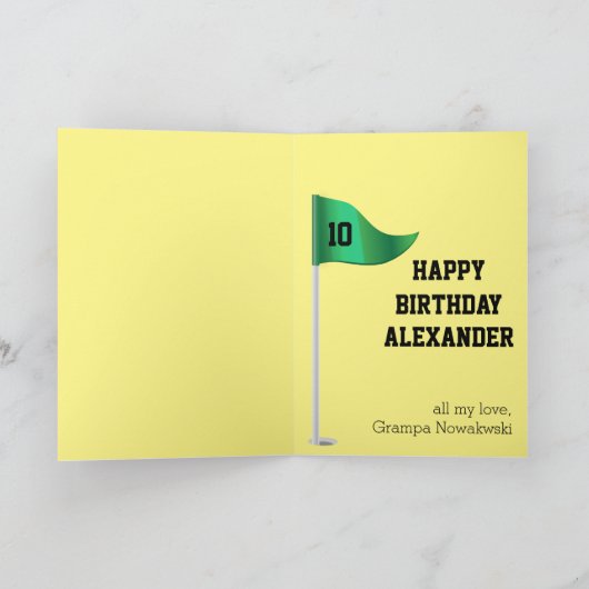 Kinder Golf Birthday Foto Sjabloon Epic Fun (Binnen)