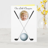 Kinder Golf Birthday Foto Sjabloon Epic Fun (Gele Bloem)