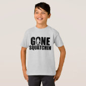 Kinder Gone Squatchin T-Shirt (Voorkant volledig)