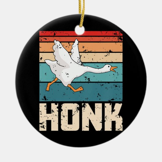 Kinder Goose HONK Gamer zonder titel Keramisch Ornament (Voorkant)
