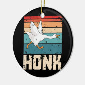 Kinder Goose HONK Gamer zonder titel Keramisch Ornament (Links)