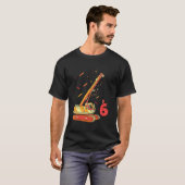 Kinder graafmachine 6e verjaardag 6 jaar Digger Co T-shirt (Voorkant volledig)