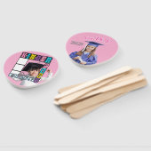 Kinder Grad 2026 Aangepaste foto Handwaaier (Niet-gemonteerd)