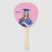 Kinder Grad 2026 Aangepaste foto Handwaaier (Achterkant)