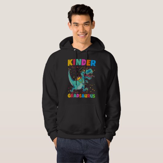 Kinder-Gradsaurus-Afstuderen Hoodie (Voorkant volledig)