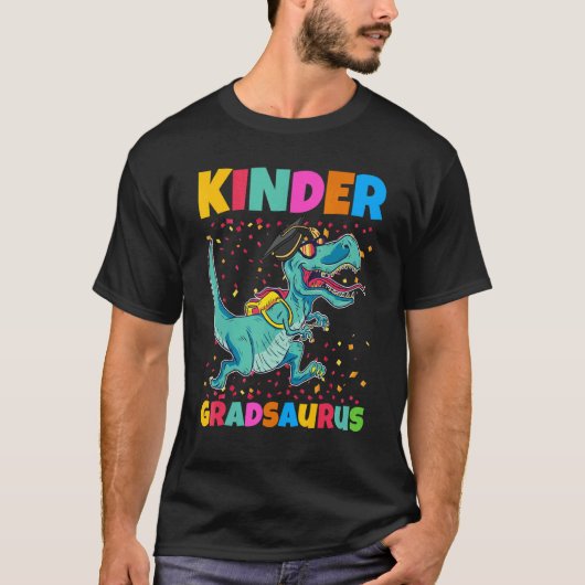 Kinder-Gradsaurus-Afstuderen T-shirt (Voorkant)
