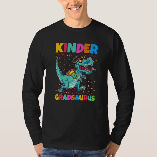 Kinder-Gradsaurus-Afstuderen T-shirt (Voorkant)