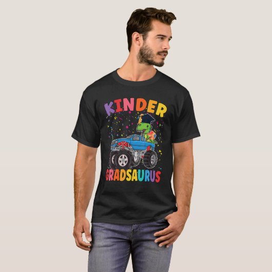 Kinder Gradsaurus Kindergarten Saurus 1 T-shirt (Voorkant volledig)