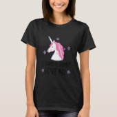 Kinder Grammy en Grampy Love me Unicorn T-shirt (Voorkant)