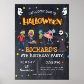 Kinder Grappig Halloween Kostuum Verjaardagsfeest Poster (Voorkant)