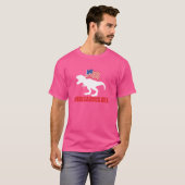 Kinder Grappige 4 Juli Amerisaurus Rex Amerikaans T-shirt (Voorkant volledig)