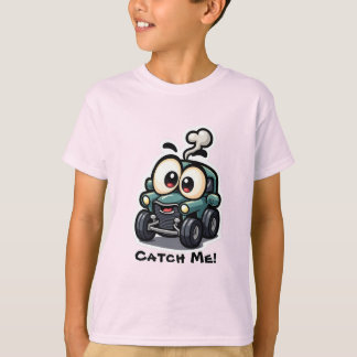 👕 Kinder grappige auto T-shirt – 🚗 Schattigee Ca