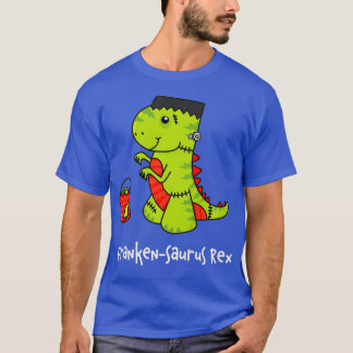 Kinder Grappige Dinosaur Halloween Frankensteins T T-shirt