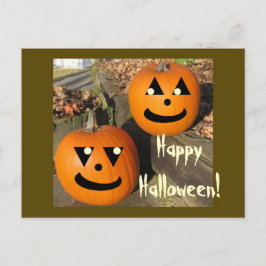 Kinder Grappige Halloween Country Pumpkins Briefkaart