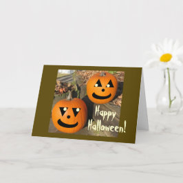 Kinder Grappige Halloween Country Pumpkins Kaart