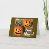 Kinder Grappige Halloween Country Pumpkins Kaart (Voorkant)