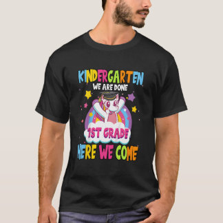Kinder Grappige Kleuterschool We Are Klaar 1'st Gr T-shirt