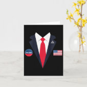 Kinder Grappige Trump Halloween Kostuum USA Presid Kaart (Gele Bloem)