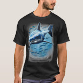 Kinder Great White Shark Tshirt youth Shark tshirt (Voorkant)