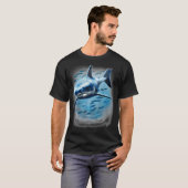Kinder Great White Shark Tshirt youth Shark tshirt (Voorkant volledig)