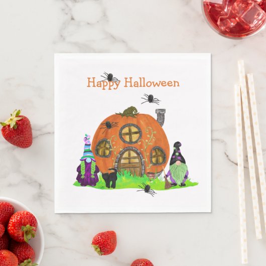 Kinder grillige kabouters Halloween Servet (Insitu)