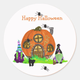 Kinder grillige kabouters Halloween Sticker