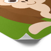 Kinder groeigrafiek - apen poster (Hoek)