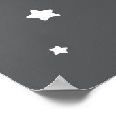 Kinder groeigrafiek - raketschild poster (Hoek)