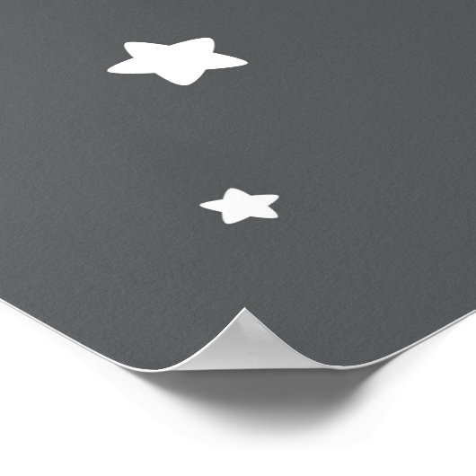 Kinder groeigrafiek - raketschild poster (Hoek)