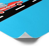 Kinder groeikaart - Dieren, Auto's en Aantallen Poster (Hoek)