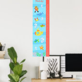 Kinder groeikaart - In de Zee Poster (Thuiskantoor)