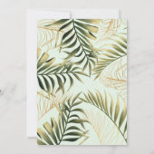 Kinder groen gouden wilde dieren Oerwoud partij Kaart (Achterkant)