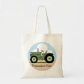 Kinder Groene Boerderij Tractor Schattige Geperson Tote Bag (Voorkant)