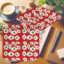 Kinder groene kerstboomversiering Roodfeest Fun Papieren Bordje