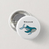 Kinder groothandelsklassieke gepersonaliseerde naa ronde button 3,2 cm (Voorkant /achterkant)