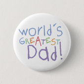 Kinder Grootste Vader Button (Voorkant)