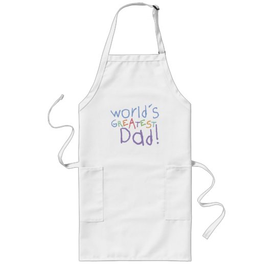 Kinder grootvader Long BBQ Apron Lang Schort (Voorkant)