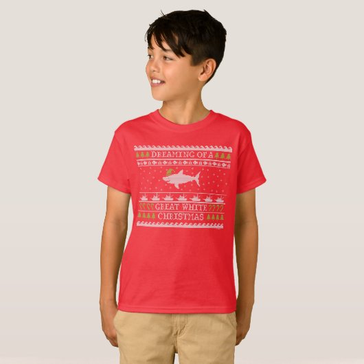 Kinder Grote Kerstmis Oegly Sweater T-shirt (Voorkant volledig)