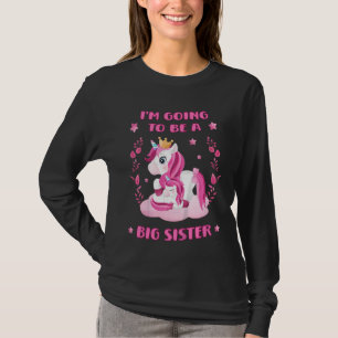Kinder grote zus Ik ga een grote zus met T-shirt