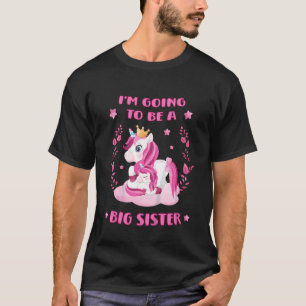 Kinder grote zus Ik ga een grote zus met T-shirt